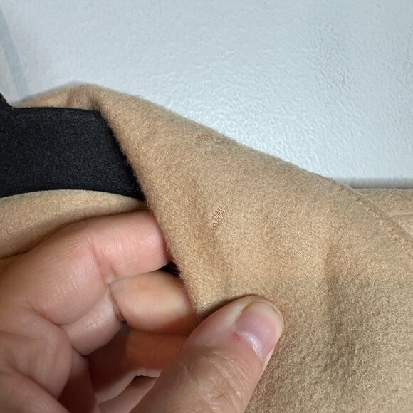 Genny Made in Italy tan cashmere duster coat - Picture 3 of 9